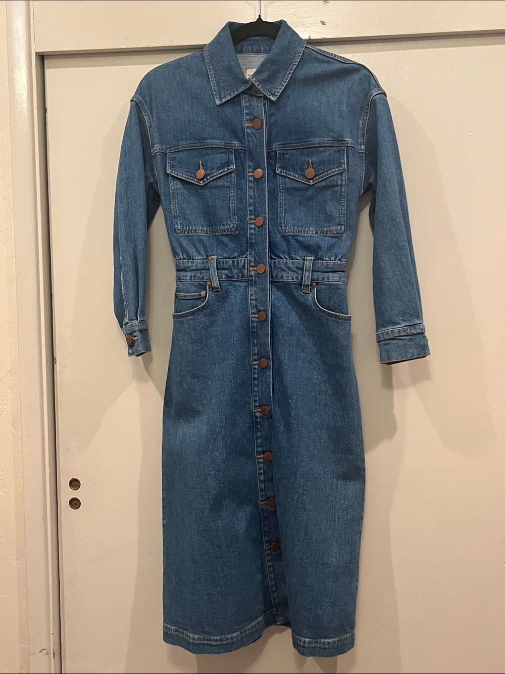 Alice + Olivia Denim Button Down Dress size 0